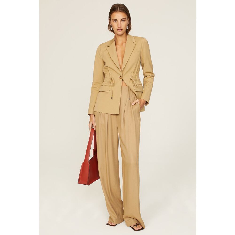 Derek Lam 10 Crosby Arwen Jacket Size 2 Khaki Excellent Condition - Picture 3 of 10